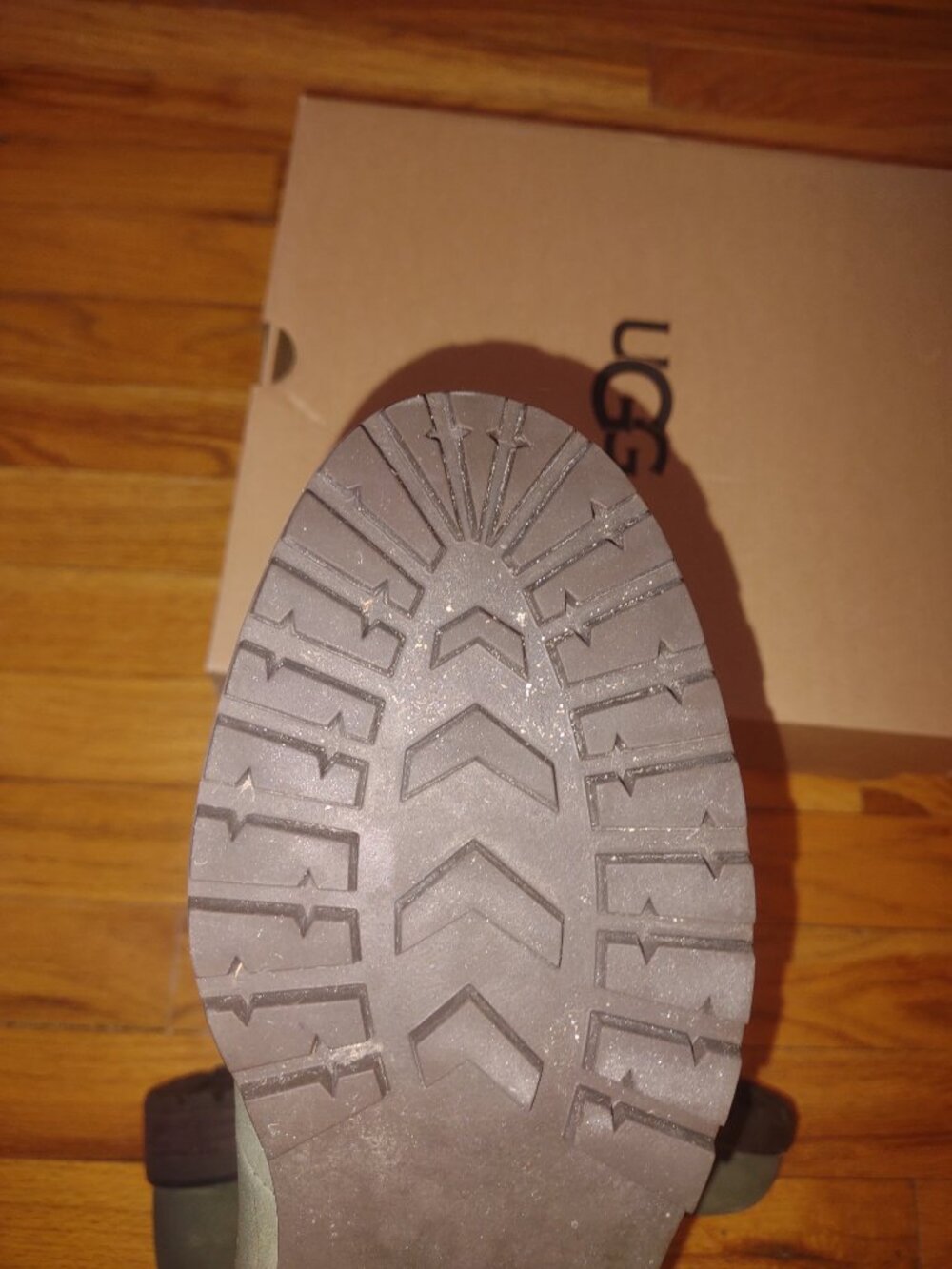 UGG Australia Sheepskin Winter Boots Green | Size 39 (US 8) Narrow Fit - Picture 13 of 15